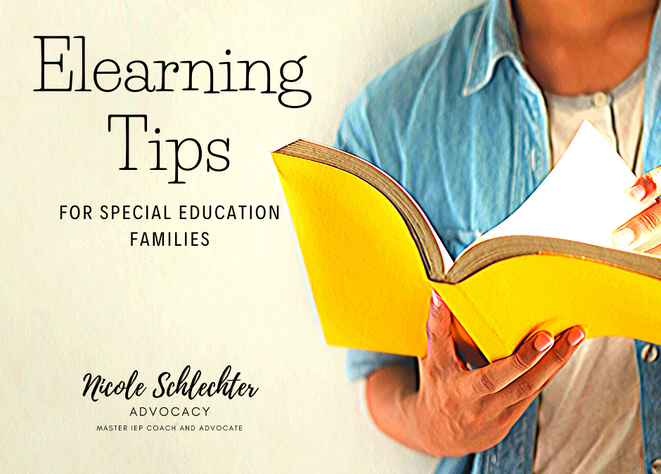 Elearning Tips for Special Education Families