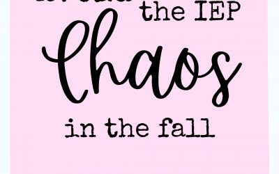 Avoiding the IEP Chaos in the Fall